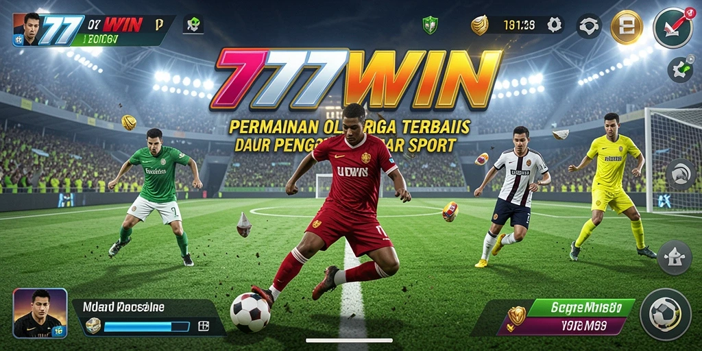 Screenshot menampilkan pembukaan permainan olahraga yang menarik.