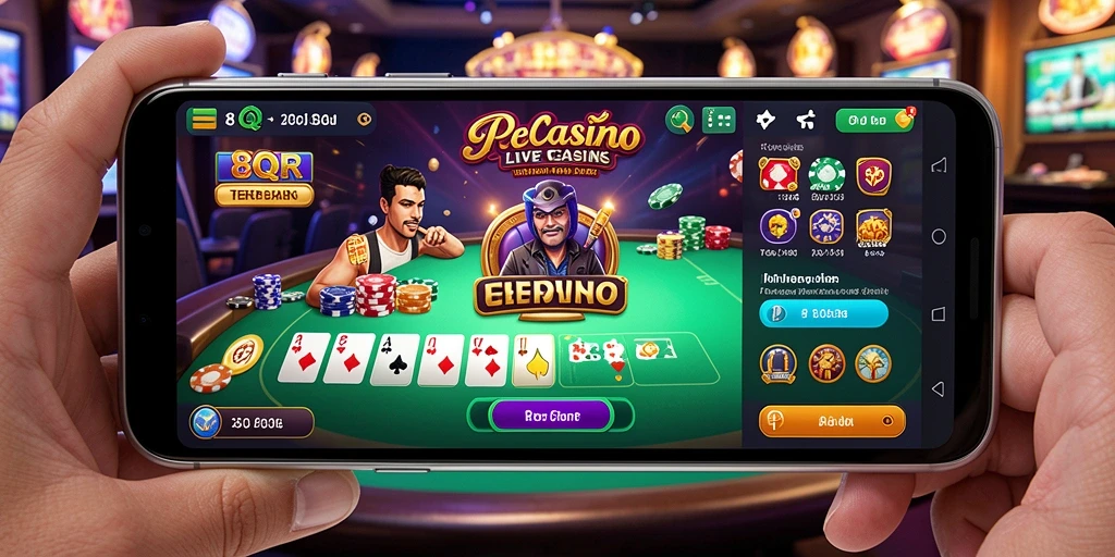 Gameplay seru di 8QR dengan dealer langsung dan interaksi nyata.