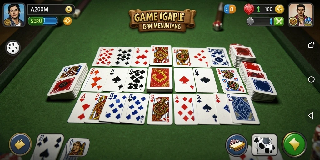 Gameplay seru A200M dengan desain grafis menarik.