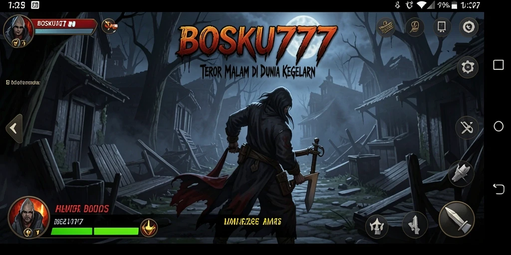 Gameplay BOSKU777 yang mencekam dan penuh kejutan.
