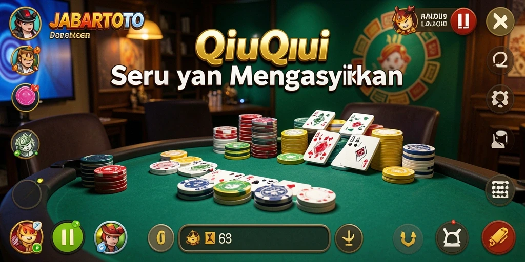 Tampilan gameplay QiuQiu yang menarik dan seru di JABARTOTO.