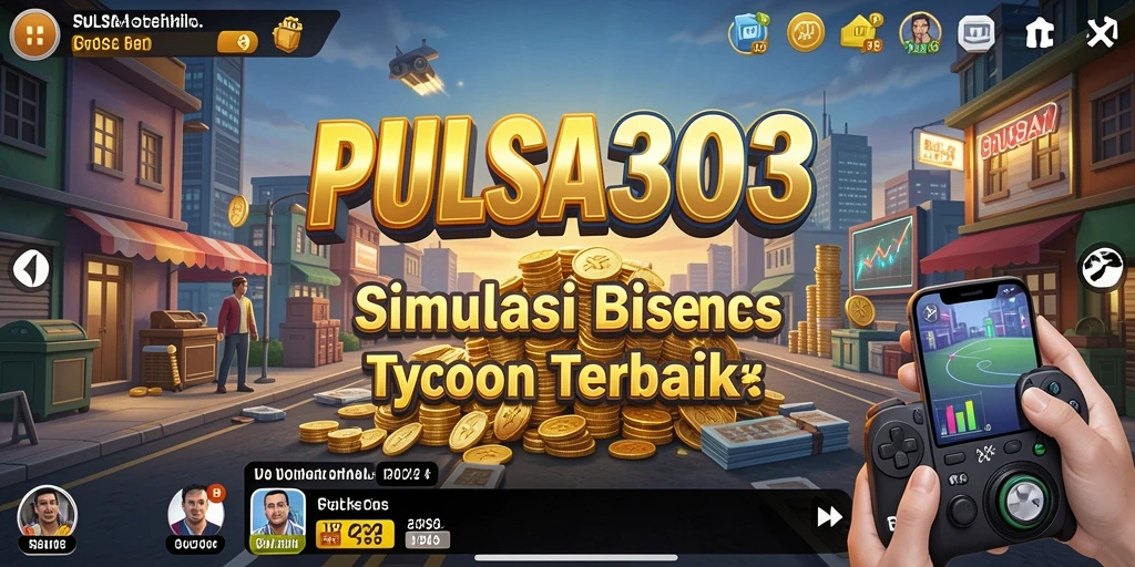 Tangkapan layar menunjukkan gameplay menarik dari PULSA303 dengan elemen Tycoon yang interaktif.