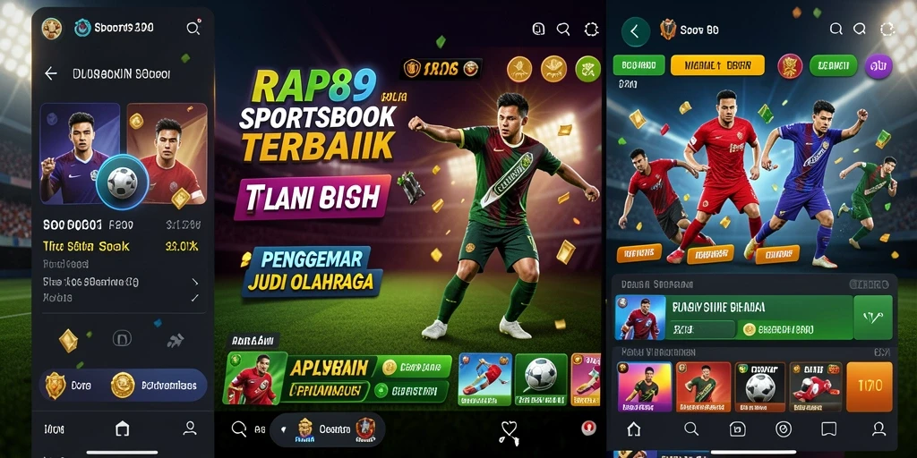 Screenshot gameplay RAP89 menampilkan taruhan olahraga yang menarik.