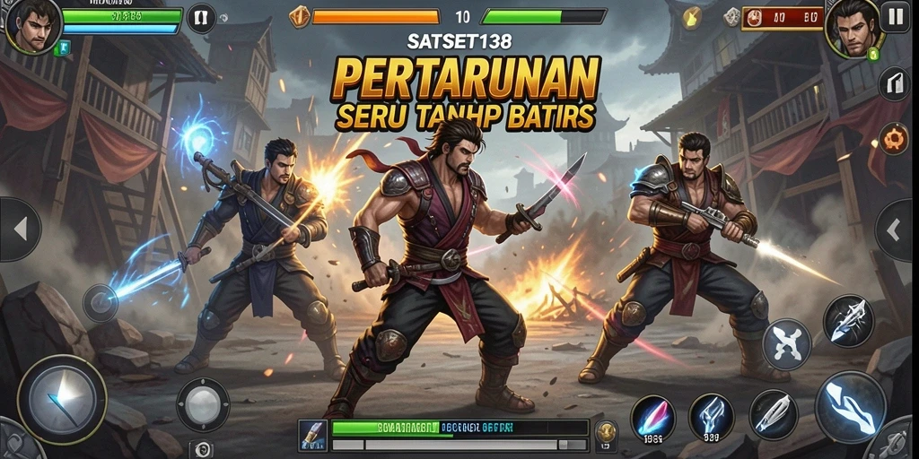 Screenshot SATSET138 menampilkan aksi pertarungan yang dinamis dan mendebarkan.