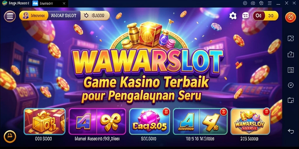 Tampilan gameplay slot menarik di WAWARSLOT.